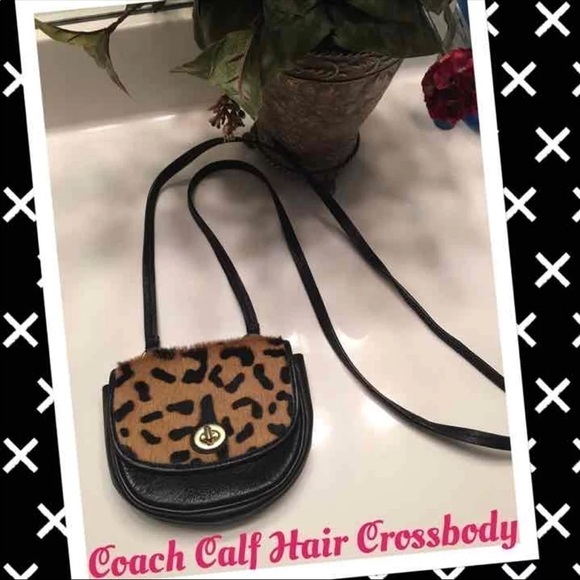 Coach Small Leopard Half Calf Messenger Beast Bag - Picture 2 of 2